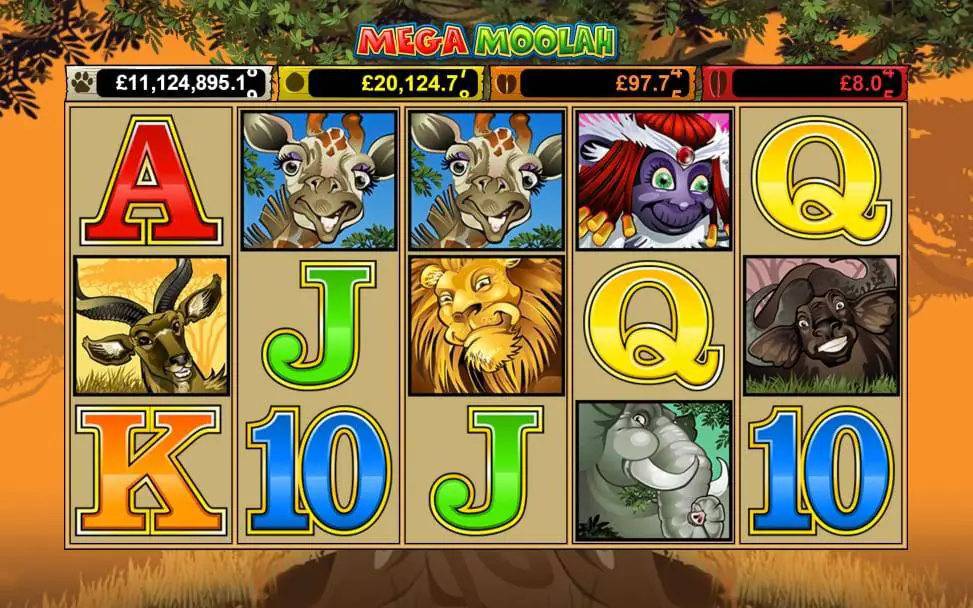 Mega Moolah Design Slots